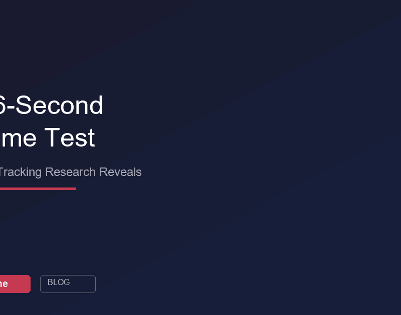 Six second resume test - what eye tracking research reveals about recruiter behavior