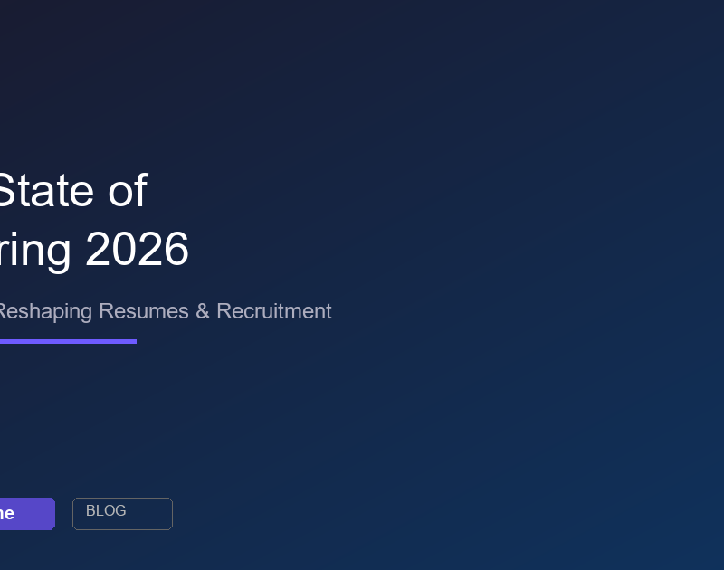 State of AI hiring 2026 - how AI reshapes resumes ATS and recruitment