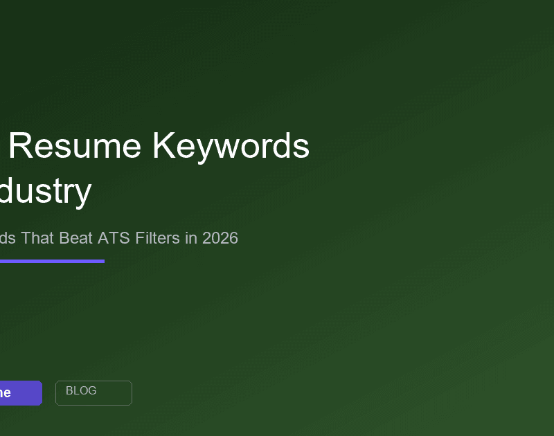 120+ resume keywords by industry to beat ATS filters in 2026